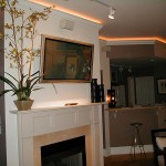 Plasma and Surround Installation over Fireplace