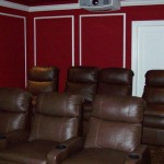 Dedicated Theater with Projector, Full Surround, and Theater Seating